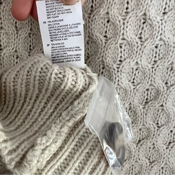 Cozy Cable Knit and Fringe Cardigan - Neutral Gray Brown - Picture 7 of 7